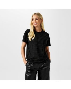 Biba Diamante T-Shirt - Black