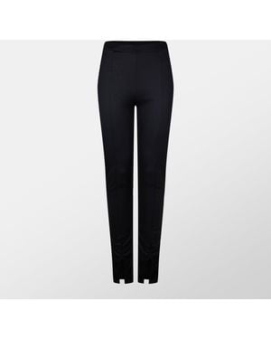 Missy Empire Thick Rib Leggings - Blue