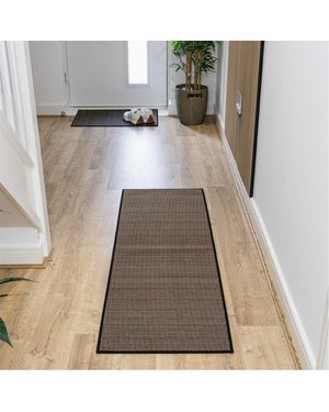 JVL Antarra Machine Washable Entrance Runner - Brown