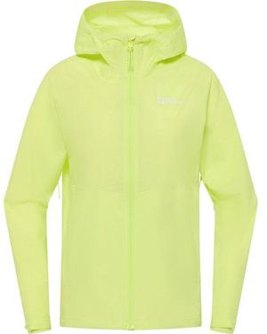 Jack Wolfskin Jw Prelight Lightweight Waterproof Jacket - Yellow