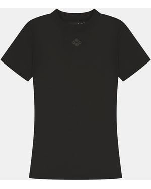 The Couture Club Sculpting Stretch Emblem Baby T-Shirt - Black