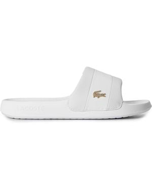 Lacoste Serve Metal Slides - White