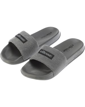 Ellesse Laxxes Water Resistant Pool Sliders - Grey