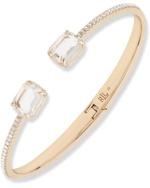 Ralph Lauren Lauren Ralph Lauren Boxed Pave Cuff Bangle - Metallic