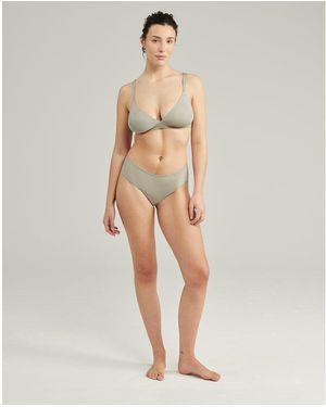 Nudea The Mid Rise Brief Second Skin Stretch - Multicolour