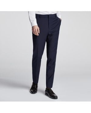 Ted Baker Pilos Slim Fit Panama Suit Trousers - Blue