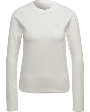 adidas Originals Waffle Long-Sleeve T-Shirt - Grey
