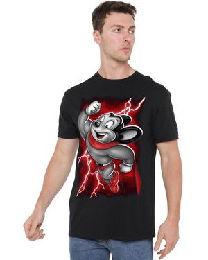 Other Mighty Mouse Mighty Storm T Shirt - Black