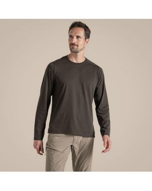 Craghoppers Nosi Life Abel Long Sleeve Tshirt - Black