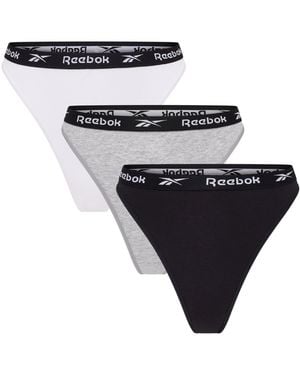 Reebok S Thong Lotty Cotton Black/white/grey 10