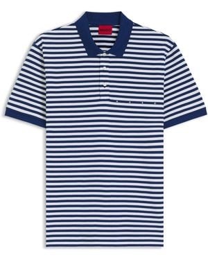 HUGO Short Sleeve Polo Shirt - Blue