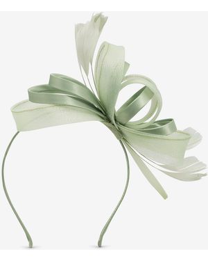 Jon Richard Medium Sage Fascinator Headband - Green