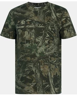 Firetrap Cotton Short Sleeve Crew Neck T-Shirt - Green
