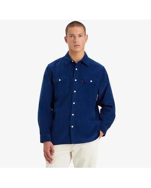 Levi's Jackson Worker Corduroy Shirt - Blue
