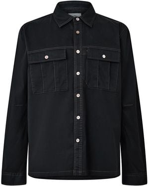Paul Smith Ps Pockt Ls Shirt Sn64 - Black