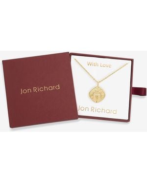 Jon Richard Plated Molten Horoscope Necklace - Red