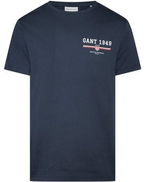GANT Graph T-Shirt Sn64 - Blue