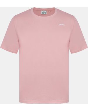 Slazenger 1881 Plain T-Shirt - Pink