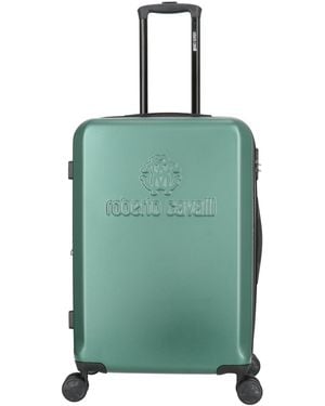 Roberto Cavalli Classic Logo Hard Suitcases - Green