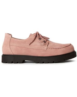 Birkenstock Highwood Moc Derby Shoes - Pink