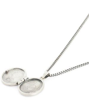 Serge Denimes Pergola Locket Necklace - Metallic