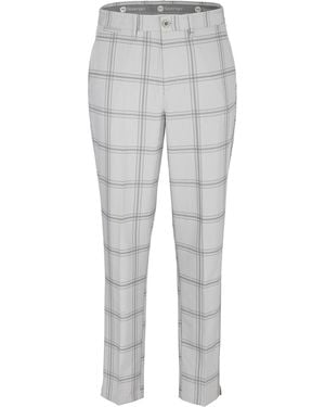 Slazenger 1881 Check Golf Trousers - Grey