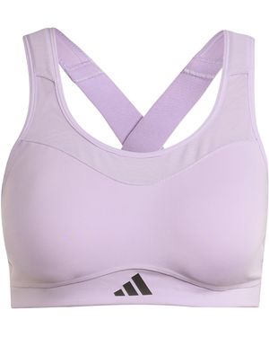 adidas Power High Impact Sports Bra - Purple