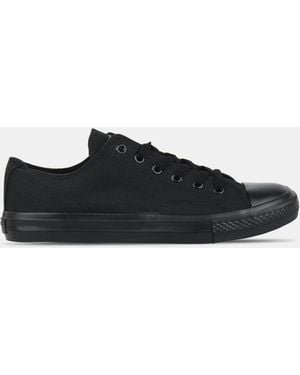 SoulCal & Co California Canvas Low Trainers - Black