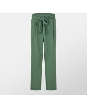 Vila Viclva Belt Cigarette Trousers - Green