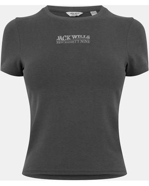 Jack Wills Jw Graphic Slim Fit T-Shirt - Grey