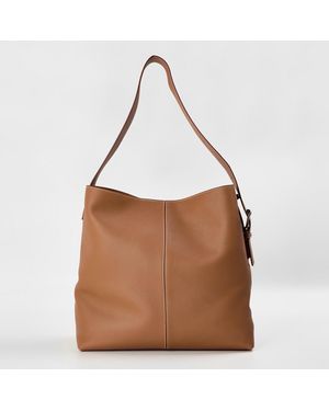 McQueen T Bar Sling Bag - Brown