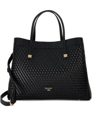 Dune Deave Satchel Bag - Black