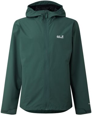 Jack Wolfskin Waterproof Jacket - Green