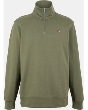 Levi's Quarter Zip Sweatshirt - Green