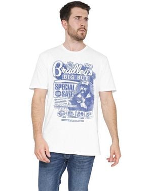 Stranger Things Bradleys Big Buy Advert T-Shirt - Blue