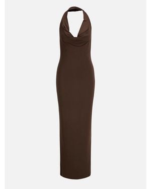 JJXX Halterneck Bodycon Dress - Brown