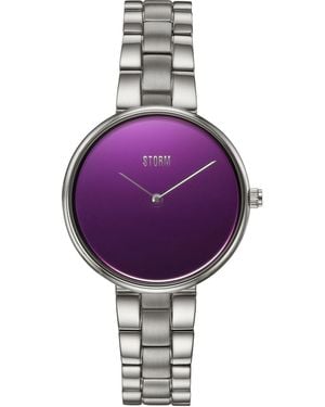 Storm Stainless Steel Fashion Analogue Quartz Watch - Purple