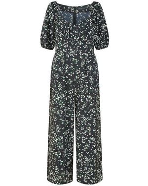 Mela London Daisy Sweetheart Neckline Jumpsuit - Grey