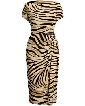 Ralph Lauren Hullen A Line Dress - Metallic