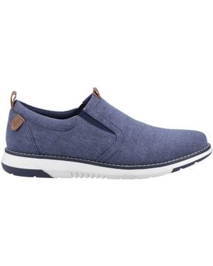 Hush Puppies Benny Slip On Shoe - Blue