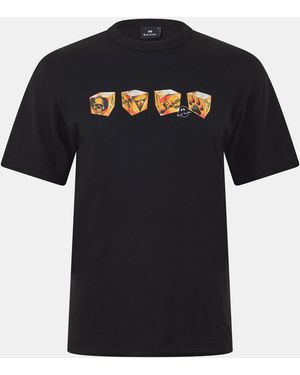 Paul Smith Ps Cube Graphic T Sn61 - Black