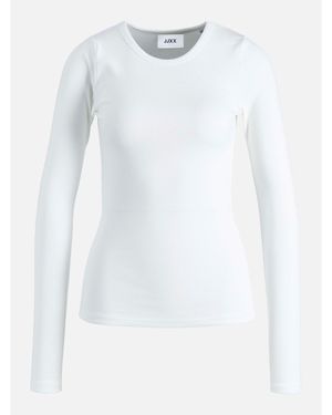 JJXX Freya Rib T Ls Ld63 - White