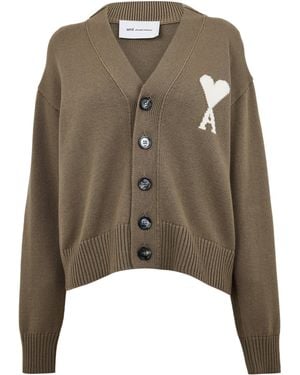 Ami Paris Cardigan - Green