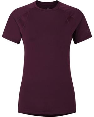 Umbro Pro Poly Short-Sleeve Performance Gym Top - Purple