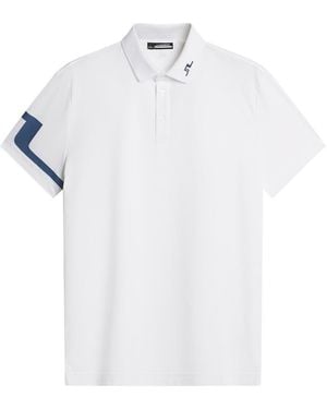 J.Lindeberg Short Sleeve Performance Polo Shirt - White