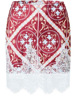 Never Fully Dressed Maeva Mini Skirt - Red