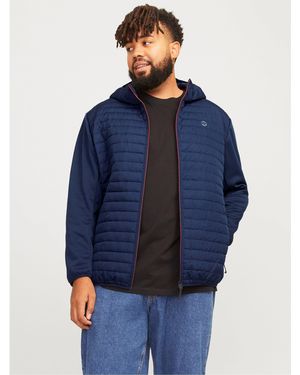 Jack & Jones Lightweight Quilted Weather-Resistant Puffer Jacket - Blue
