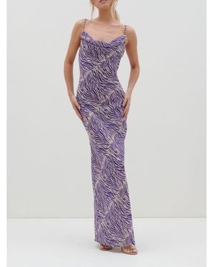 Pretty Lavish Keisha Long Maxi Dress - Purple