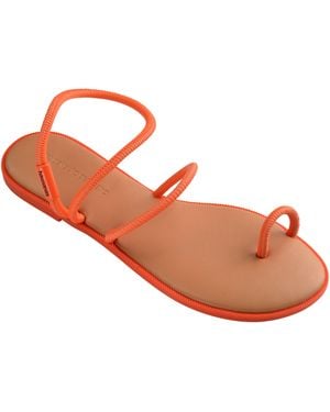 Havaianas Una Sandl Flip Flops - Orange