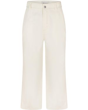 Ami Paris Worker Pant Straight Leg Trousers - White